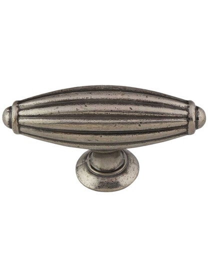 Tuscany Cabinet T-Pull - 2 7/8 inch in Antique Pewter.